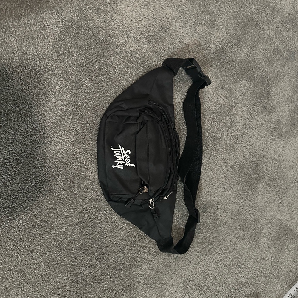 Black Seed Junky Logo Waist Bag - Men's Sling Belt Pack